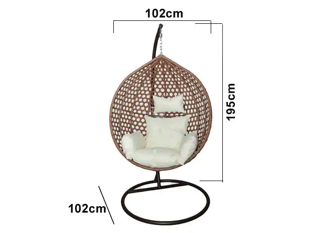 MECEDORA RATAN SINTETICO ARIANA 252252 / DY05-AM1759 (107 x 64 x 118cm / 102 x 102 x 195cm)