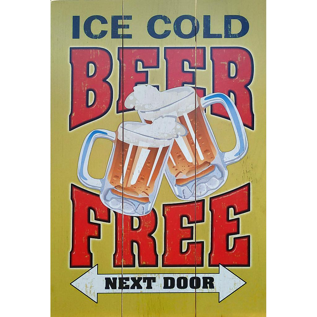 CUADRO DECORATIVO ICE BEER 1HM41-10CE (40 x 60cm)