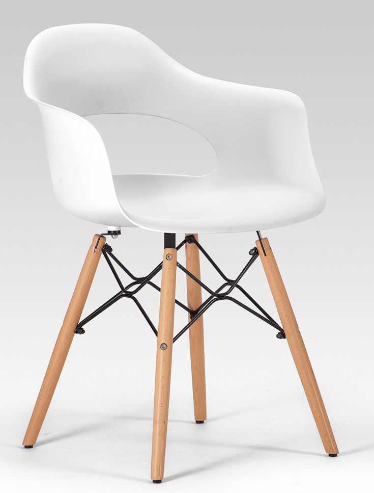 SILLA SUMACA PATAS MADERA BLANCO SL-7018BL (51.5 x 54.5 x 80cm)