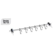 COLGADOR SOPORTE PARED 10 GANCHOS IB 764550 (50 CM) 