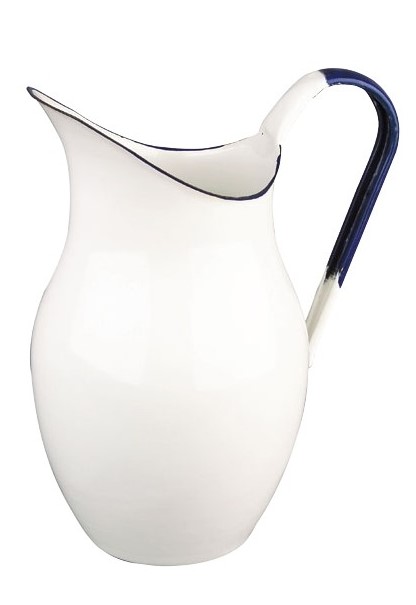 JARRA HIERRO ENLOZADO BOMBADA BLANCA  IB 903425 (2,50lt)