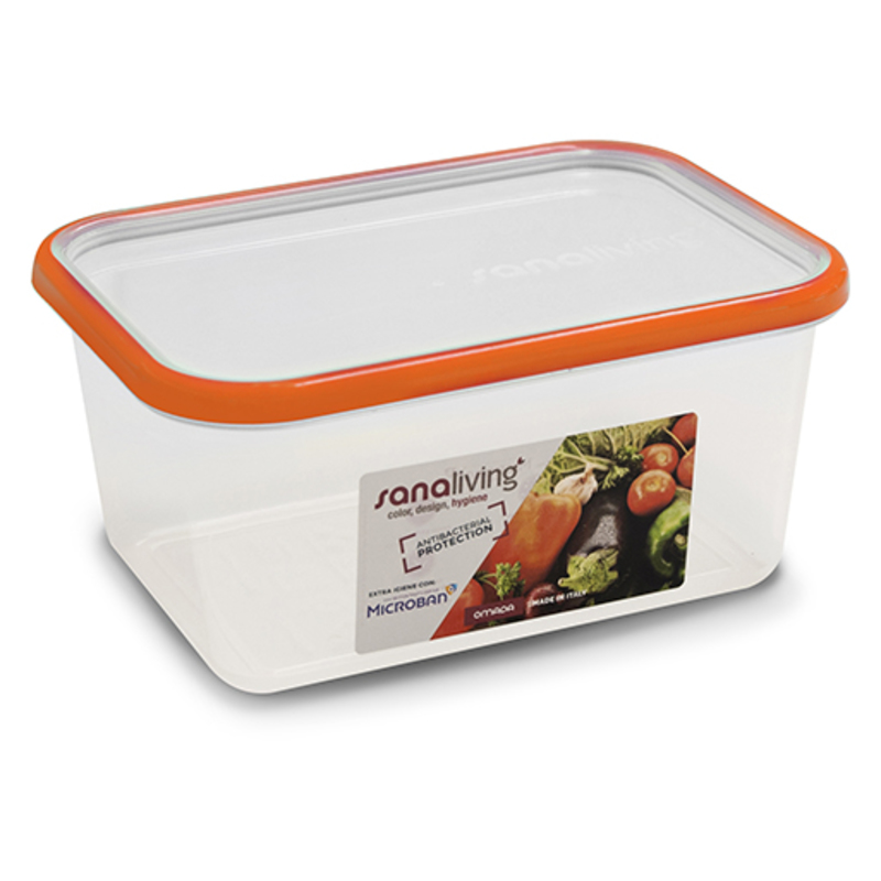 CONTENEDOR ALIMENTOS NARANJA S2122AR (19 x 14 x 9cm - 1.3lt)