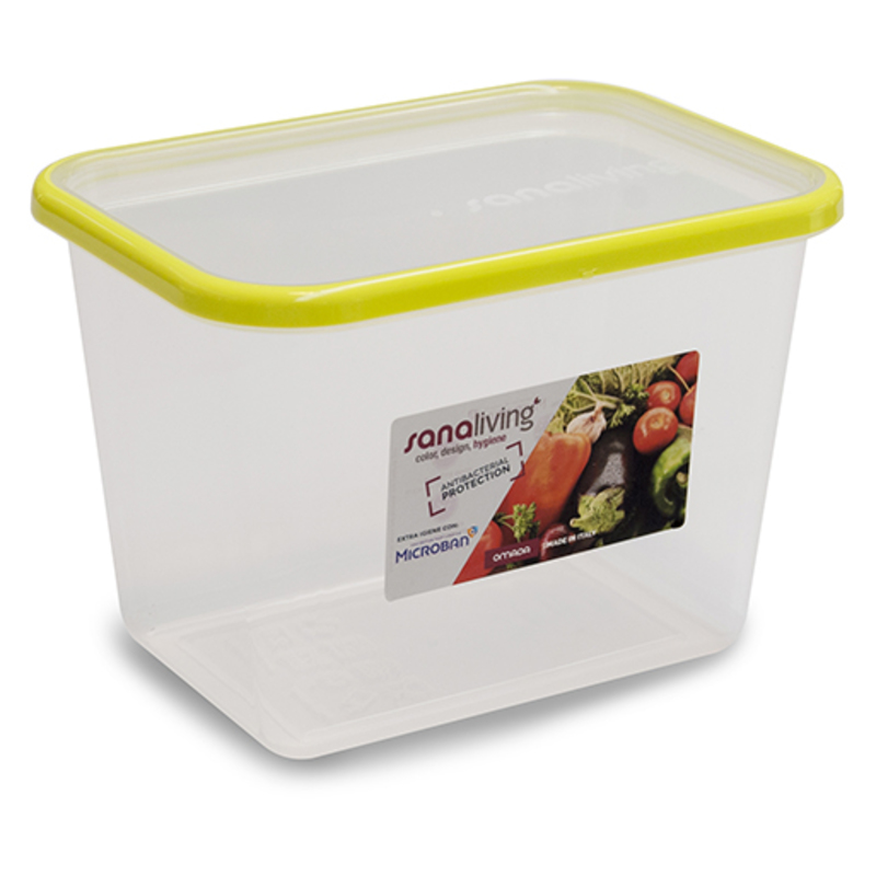 CONTENEDOR ALIMENTOS VERDE LIMA  S2123VA (19 x 14 x 13,5cm - 2.1lt)