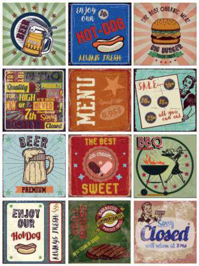 VINILOS ADHESIVOS OPACOS VINTAGE V0005 (15 x 15cm)