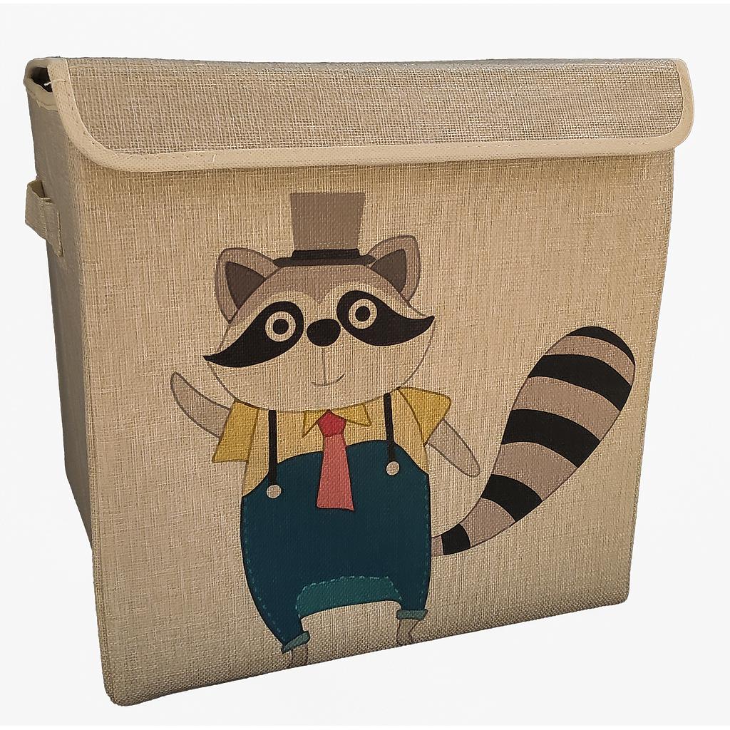 CAJA ORGANIZADORA PARA NINOS MAPACHE 2HM8-9MA (35 x 35 x 35cm)