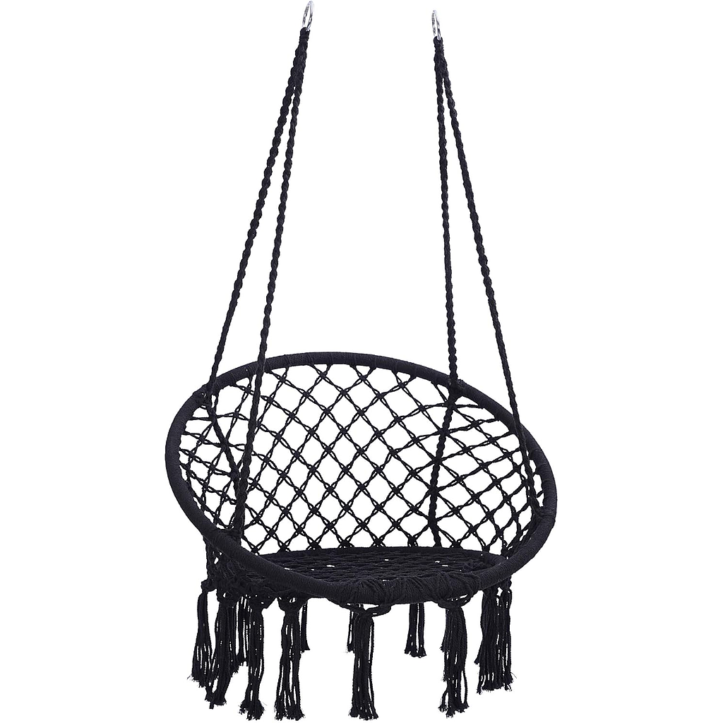 SILLA COLUMPIO DE CUERDAS NEGRO 2HM51-2NE