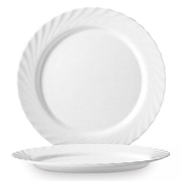 PLATO POSTRE TRIANON BLANCO D6887 (19.6cm)