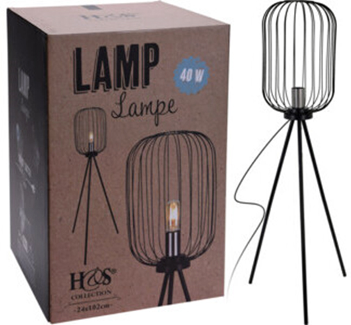 LAMPARA SOBRE TRIPODE 40W HZ1600550 (102cm)
