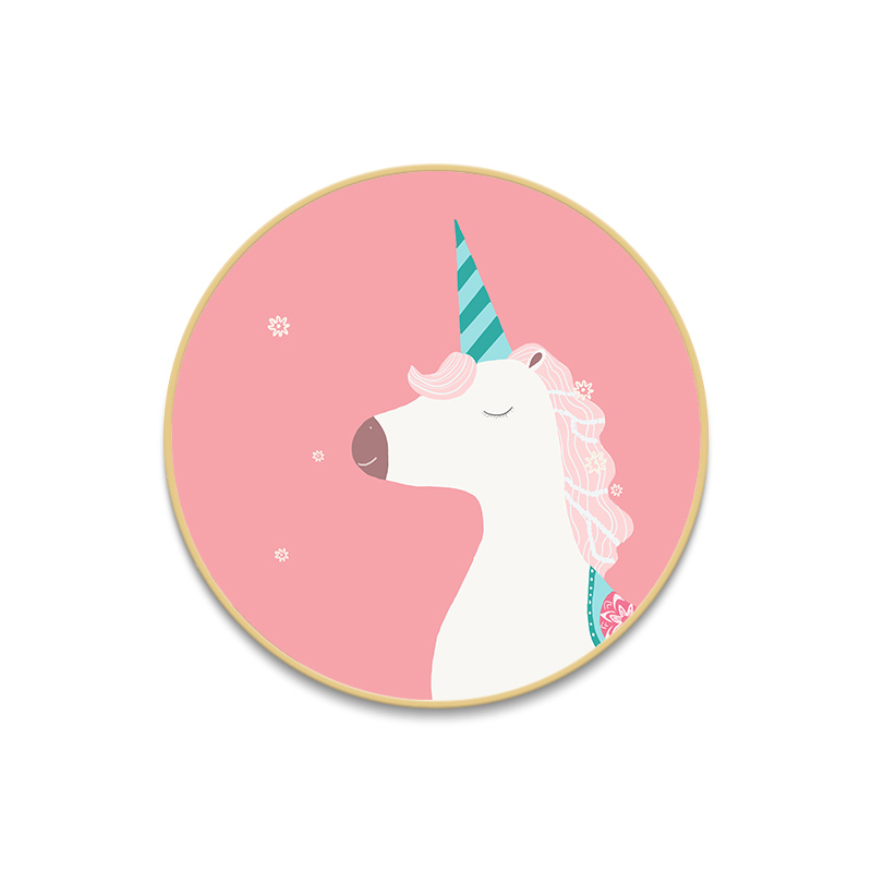 CUADRO CIRCULAR UNICORNIO 20022 (30 x 4cm)