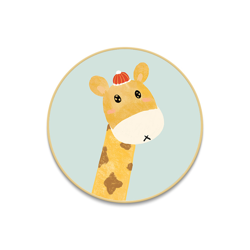 CUADRO CIRCULAR JIRAFA 20024 (40 x 4cm)