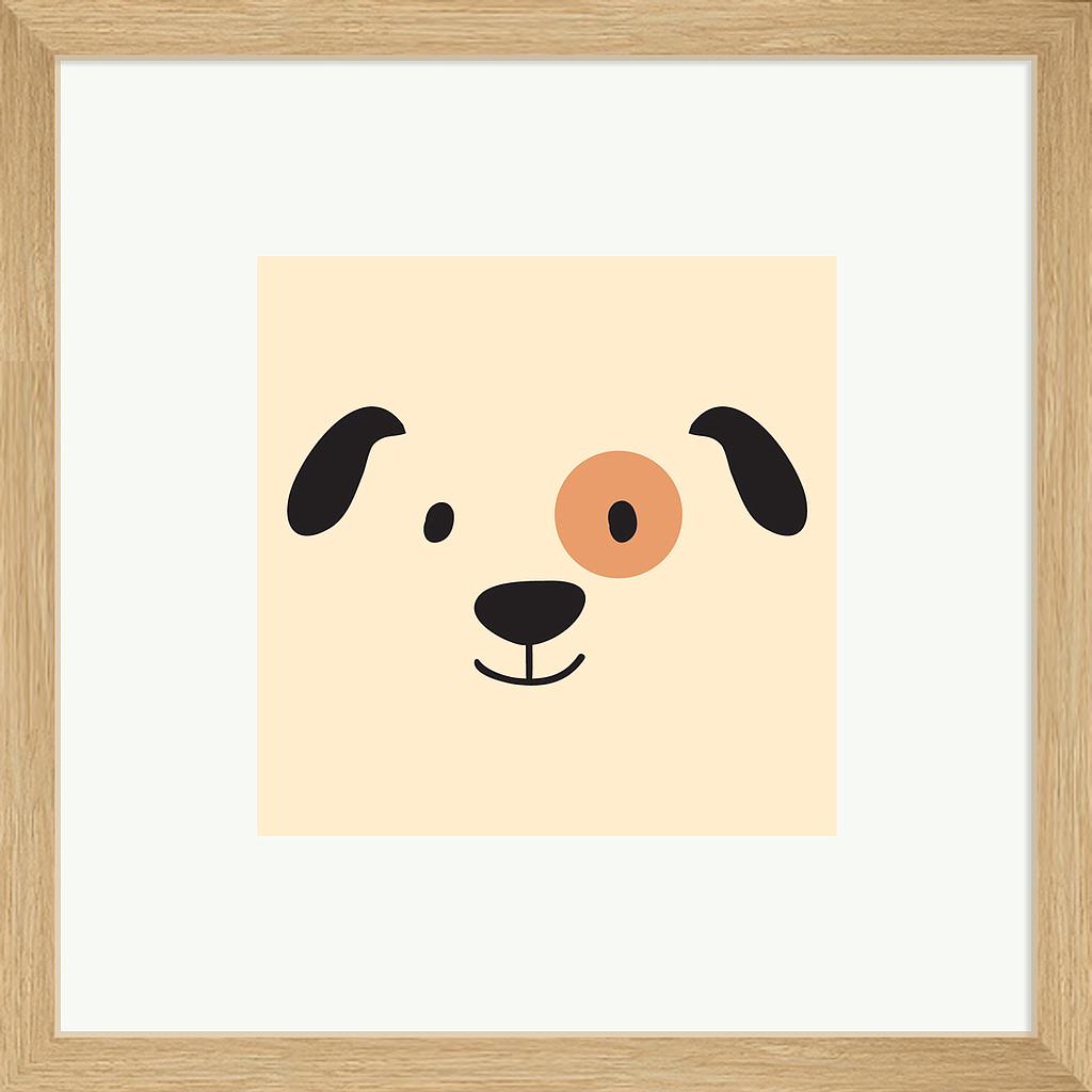 CUADRO CUADRADO PERRO 20036CP (50 x 50 x 2.5cm)