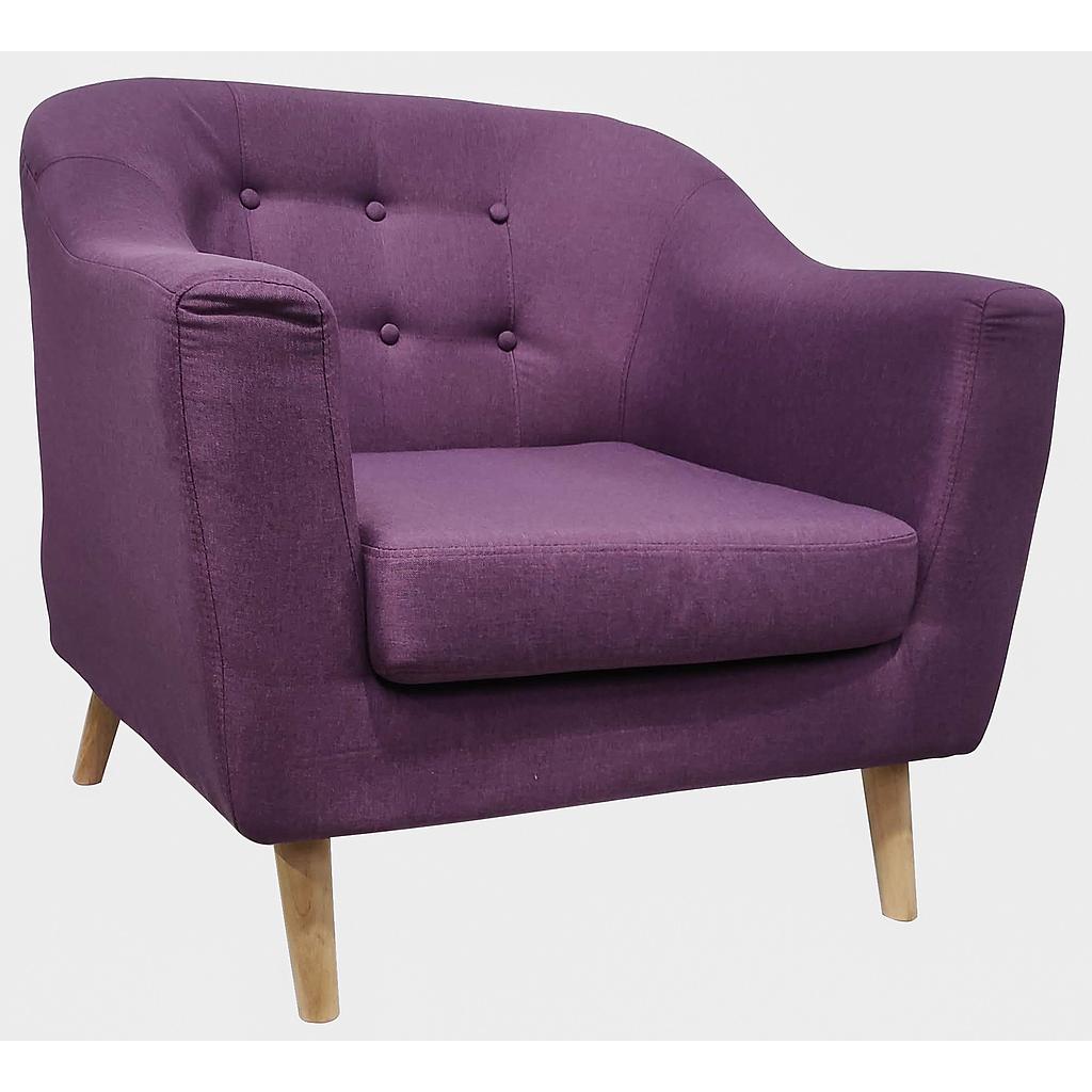 POLTRONA BRUSELAS MORADO DC166/XC188-17 (80 x 76 x 80cm)