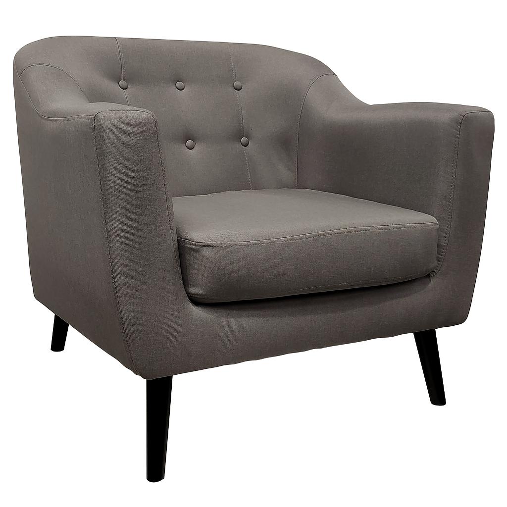 POLTRONA BRUSELAS GRIS CLARO DC166/XC188-40 (80 x 76 x 80cm)