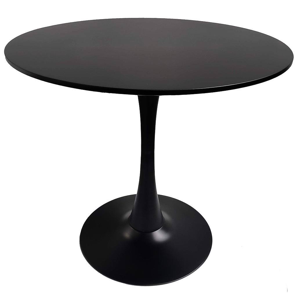MESA LUSAKA NEGRO T-17NE (73 x 80cm)