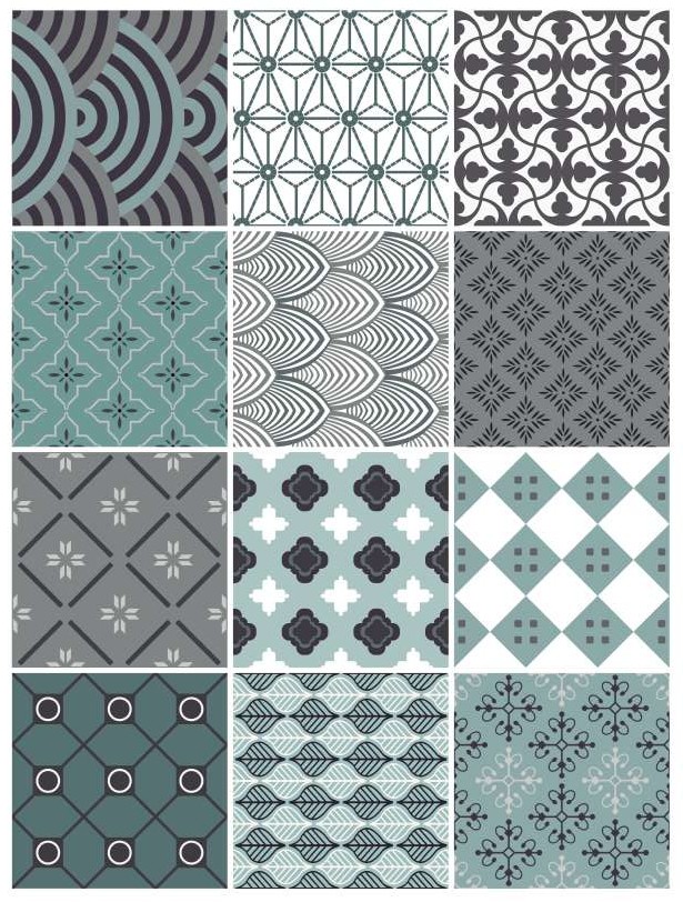 VINILOS ADHESIVOS OPACOS MENTA V0025 (15 x 15cm)