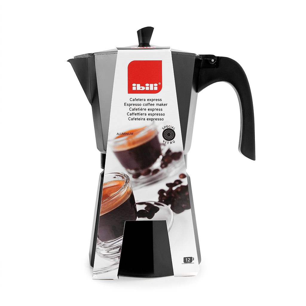 CAFETERA EXPRESS NEGRA 12 TAZAS IB 612212