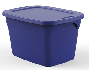 CAJA CONTENEDORA  SMART AZUL 35lt 87001_AZU (50 x 37.5 x 30cm)