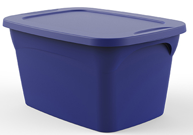CAJA CONTENEDORA  SMART AZUL 80lt 87003_AZU (69.90 x 49.90 x 36.30cm)