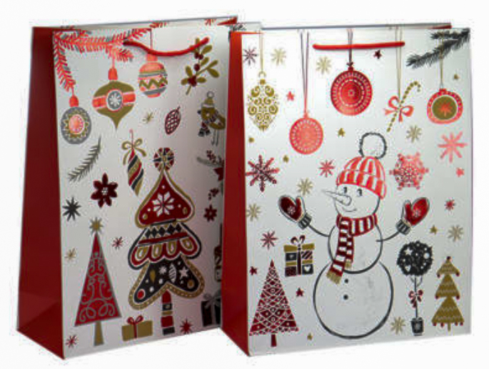 FUNDA NAVIDEÑA VARIOS COLORES IM21-1194 (31 x 40 x 12cm)