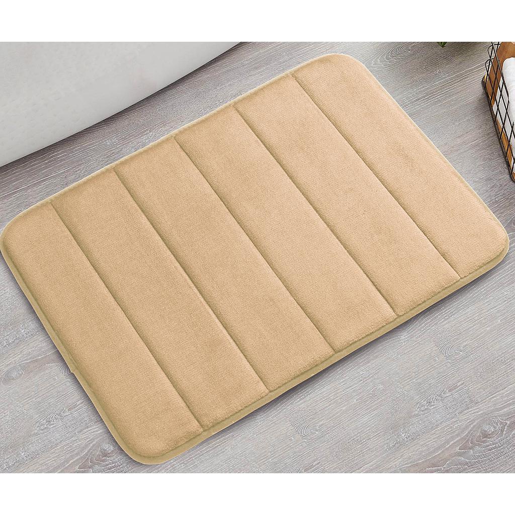ALFOMBRA MEMORY FOAM DISENO LINEAS BEIGE 22469333 (40 x 60cm)