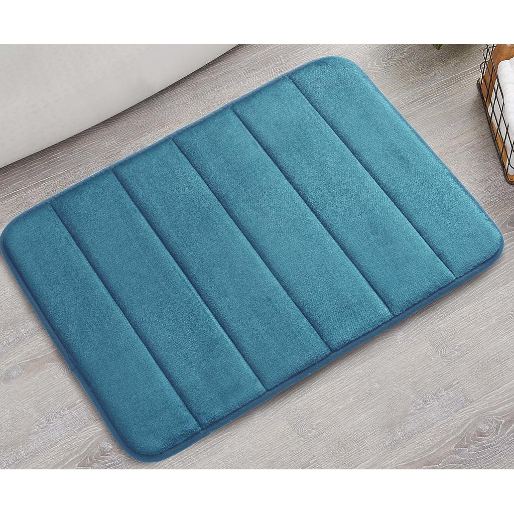 ALFOMBRA MEMORY FOAM DISENO LINEAS CELESTE 22469334 (40 x 60cm)