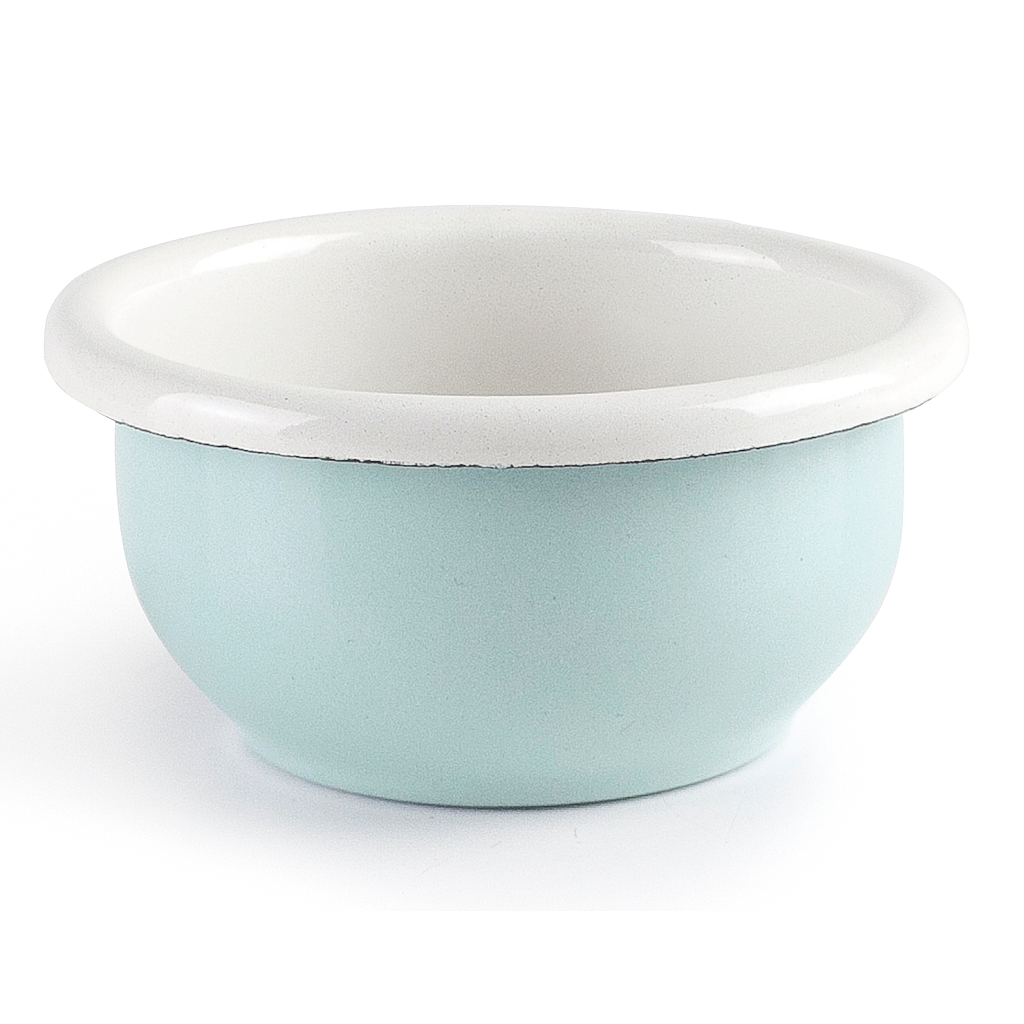 BOWL ACERO ESMALTADO CELESTE IB 941604 (7cm)