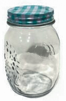 FRASCO VIDRIO TAPA METALICA WHM1321 (0.5lt)