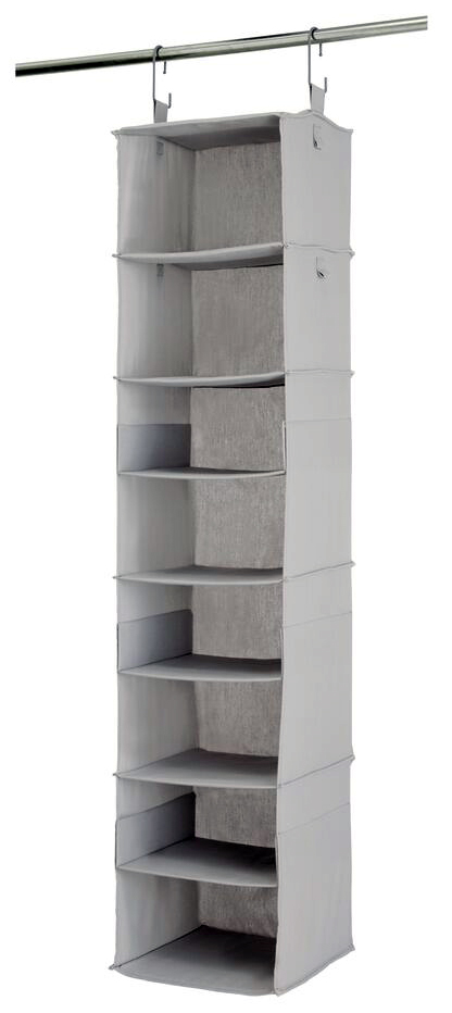 ESTANTE ORGANIZADOR 5 NIVELES GRIS EXPANDIBLE A 8 INTER 07963 (30.5 x 30.5 x 137.16cm)