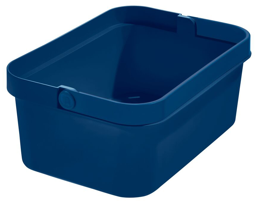 CESTA ORGANIZADORA PLASTICA AZUL INTER 08776 (32 x 22 x 13cm)