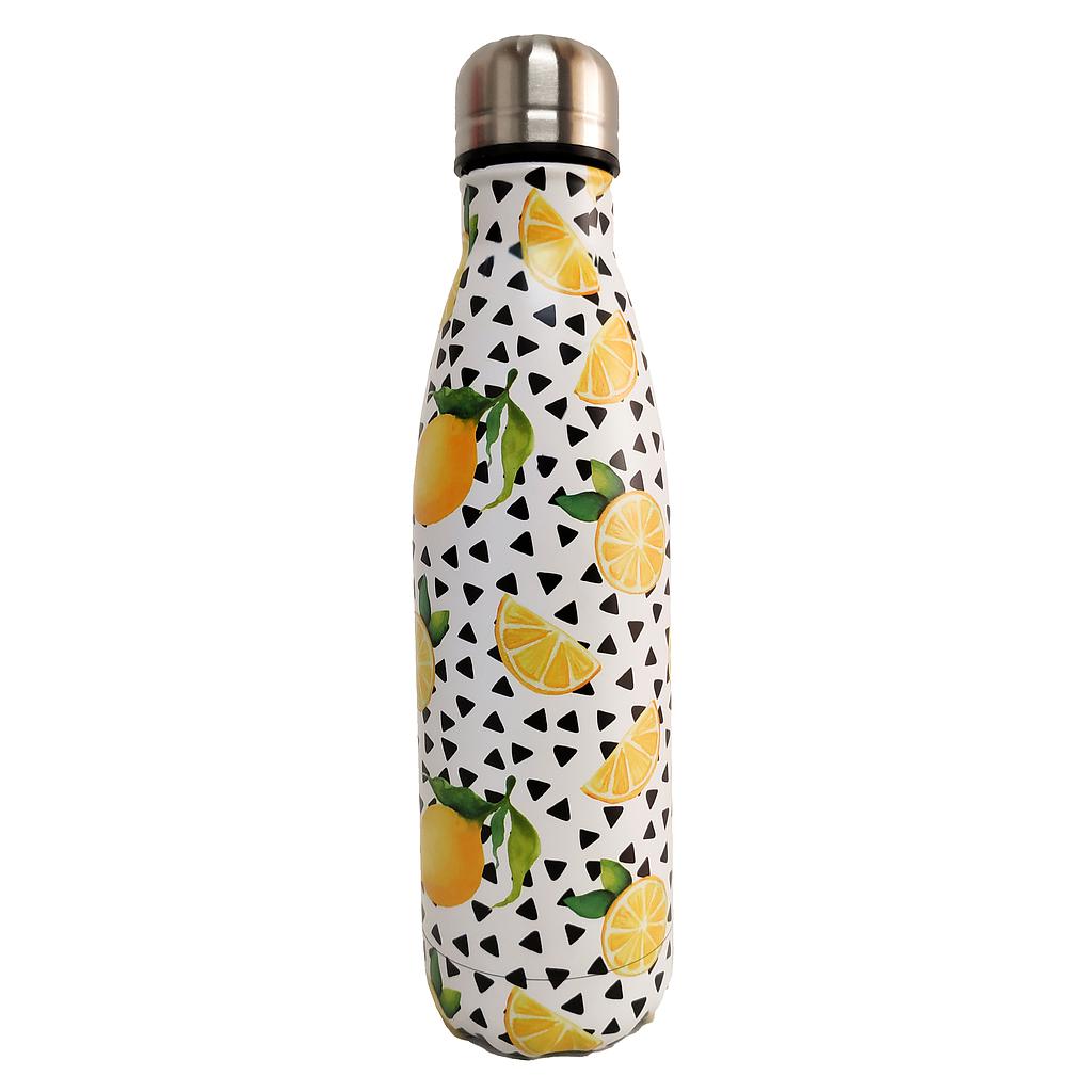 TERMO BOTELLA DISEÑO LIMONES YN1700390LM ( 500ml)