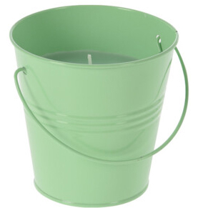 VELA AROMATICA EN BALDE VERDE 420000640VD (10cm)