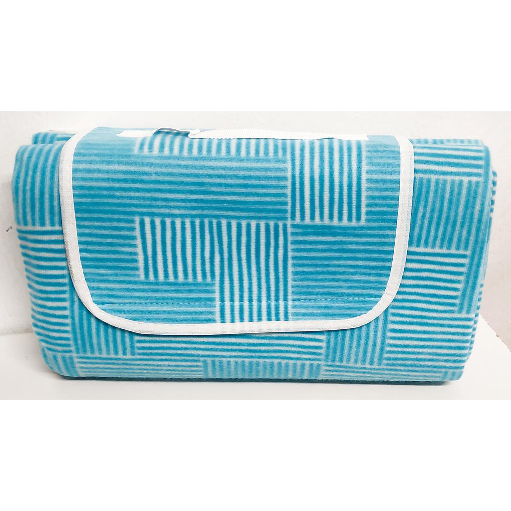 MANTA PARA PICNIC CELESTE C34100070CL (130 x 150cm)
