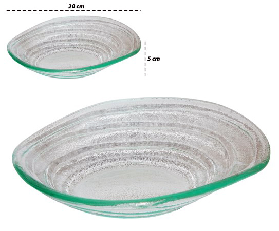 BOWL VIDRIO CONCHA 675769 (20 x 19 x 5cm)