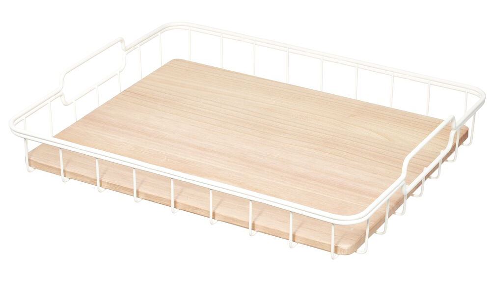 BANDEJA DE SERVICIO MADERA INTER 50641 (36 x 44 x 8cm)