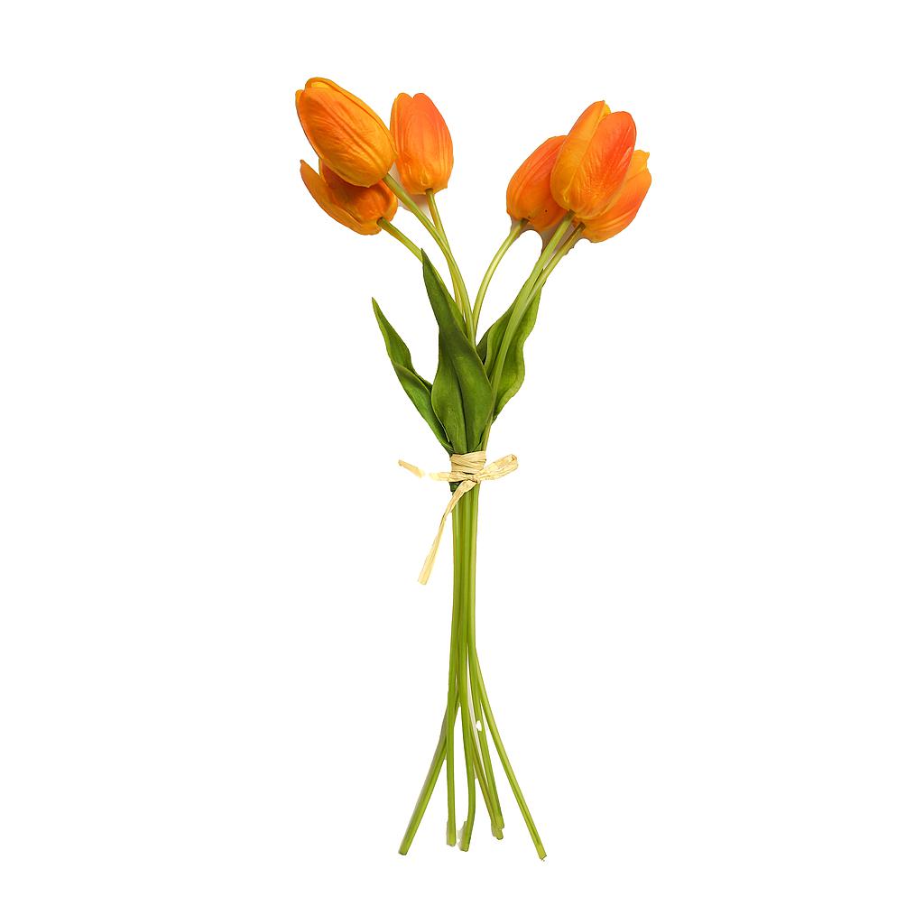 FLORES ARTIFICIALES TULIPAN NARANJA 4VG20-19
