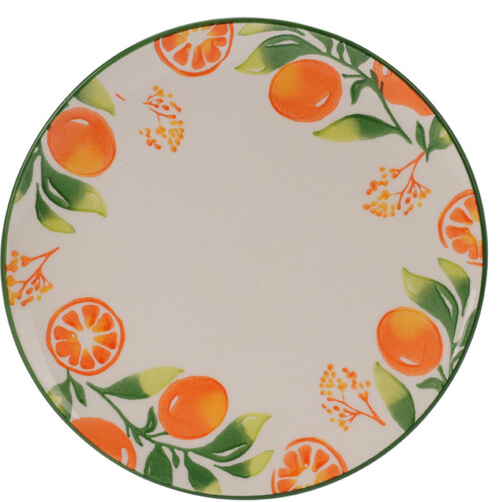 PLATO DISENO NARANJAS 050000160N (26cm)