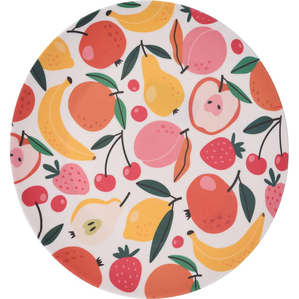 PLATO TENDIDO DISENO TUTTI FRUTTI 177600910 (25cm)