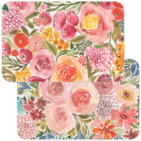 INDIVIDUAL PLASTICO FLORACION REVERSIBLE CN 174-00316