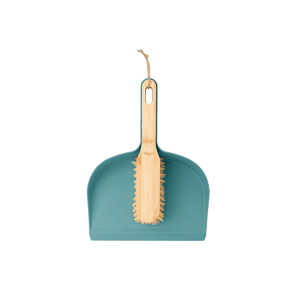 SET CEPILLO Y PALA STONE BLUE CV12005