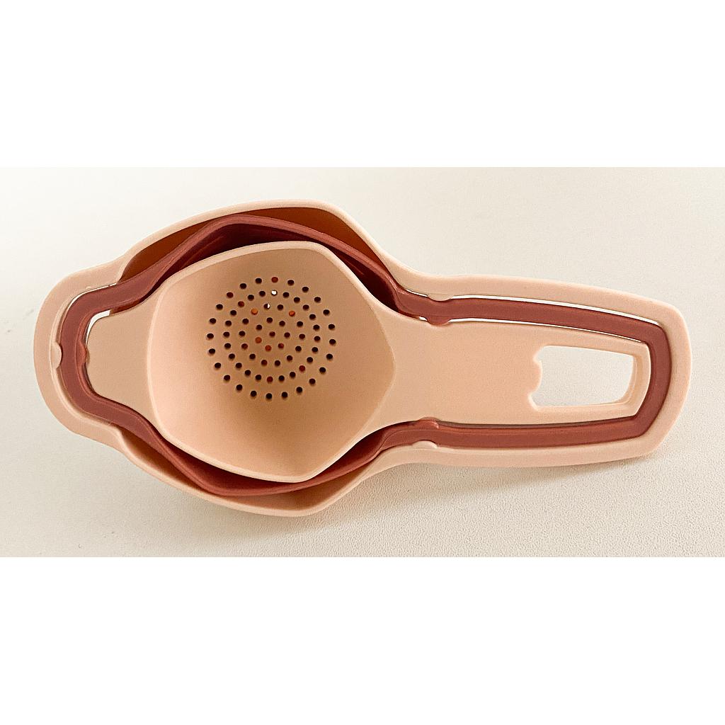 SET MINI COLADOR MULTIUSO ROSADO 3PZS 1HM5-20RS