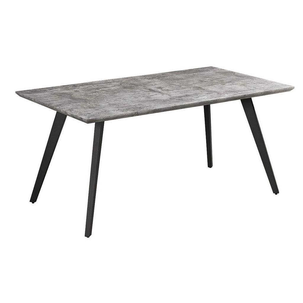 MESA DE COMEDOR LINARES PATAS NEGRAS E1054 (160 x 90 x 76cm)
