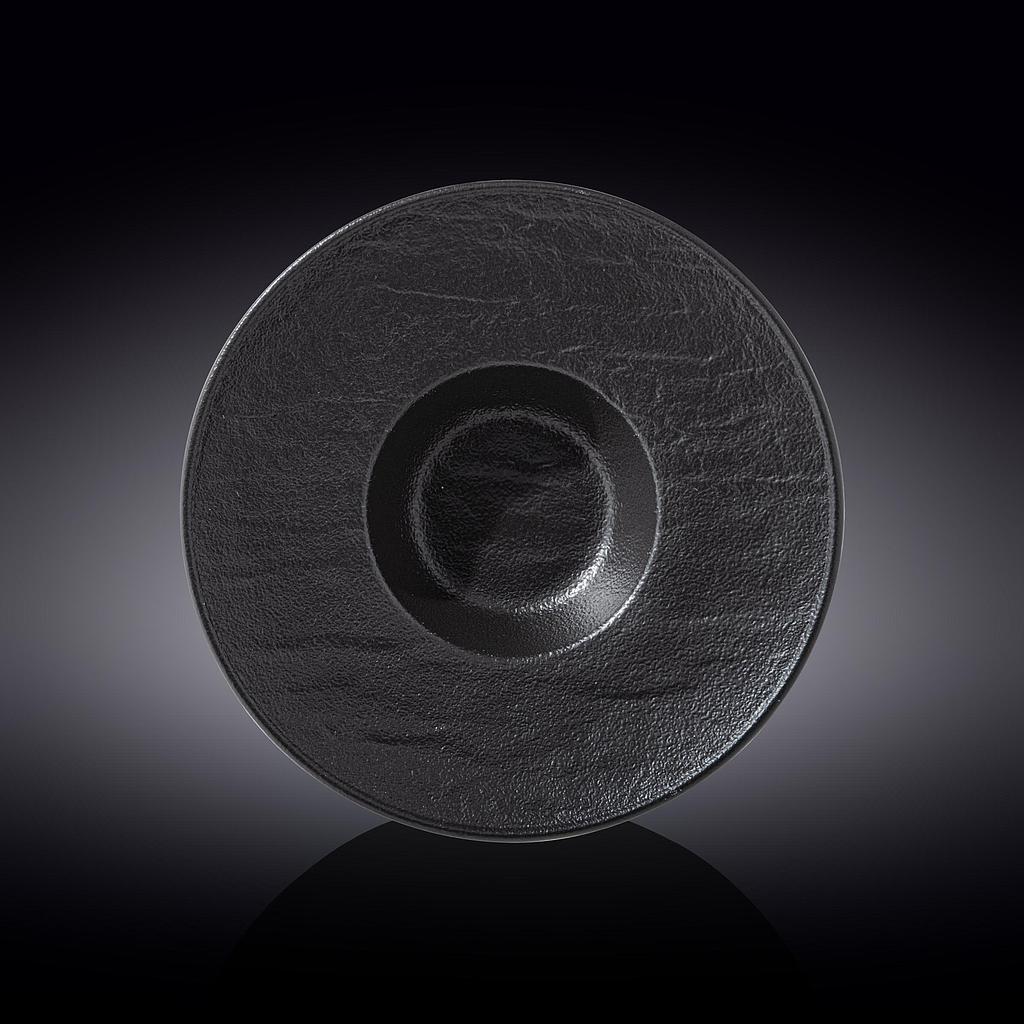 PLATO HONDO NEGRO SLATE STONE M35435 / WL-661116 (27cm)