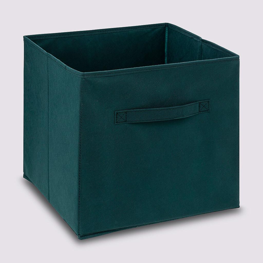 CAJA CONTENEDORA TEXTIL PETROLEO 130060E (31 x 31cm)