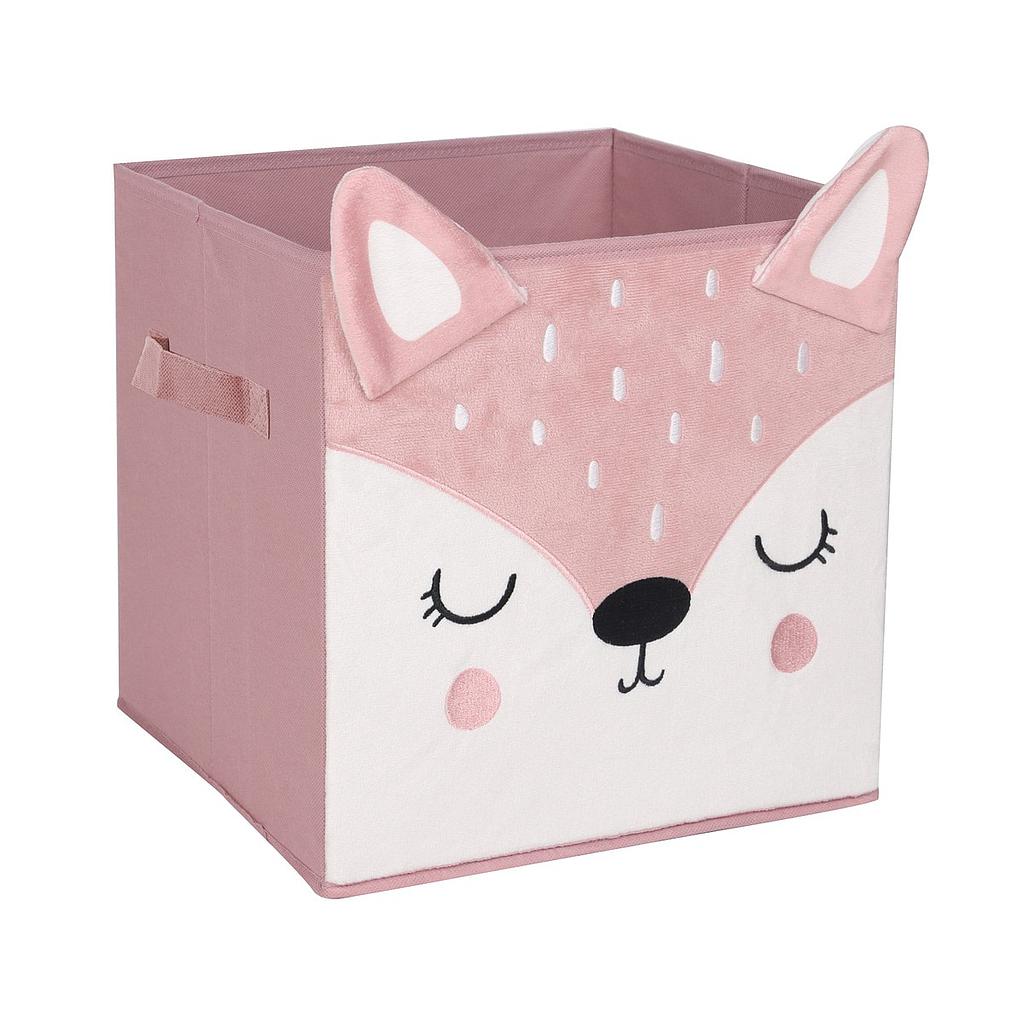 CAJA CONTENEDORA CIERVA ROSADO 188278 (29 x 29cm)