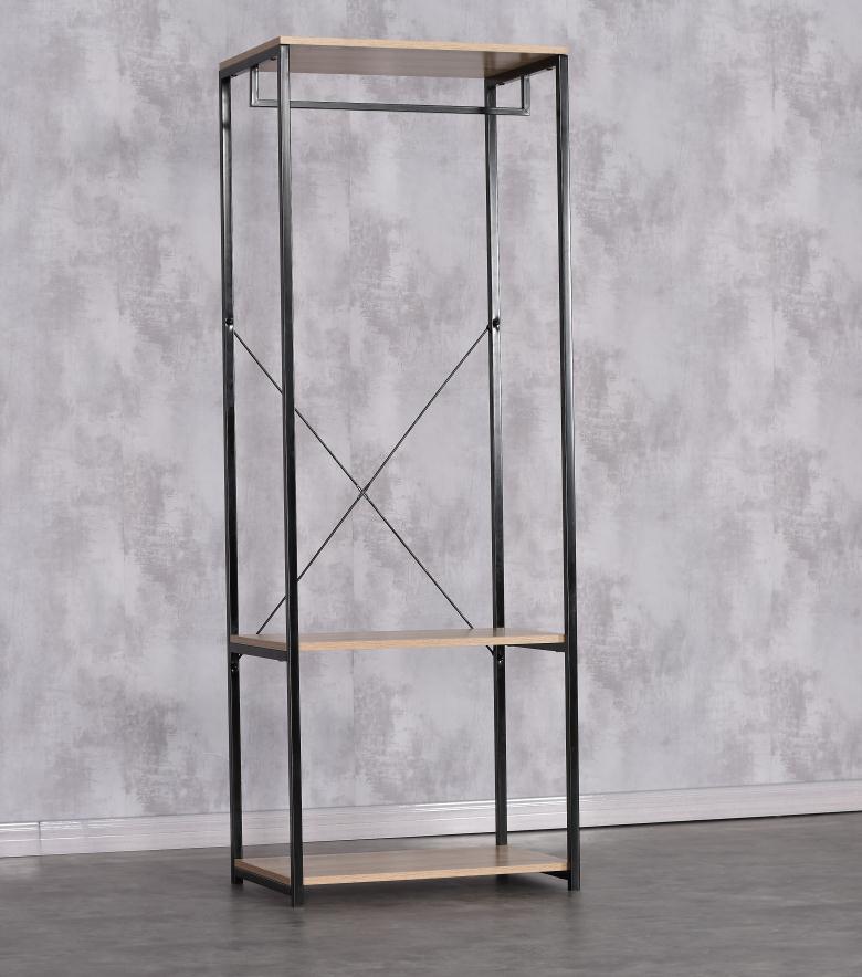 CLOSET INDUSTRIAL 2 NIVELES NEGRO YG6017DLGZ (60 x 40.4 x 167cm)