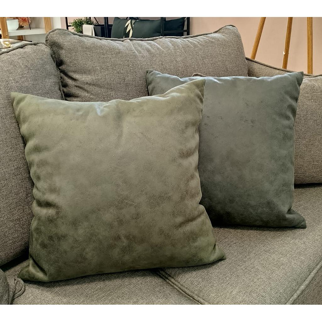 COJIN CUADRADO CUERINA LF VARIOS COLORES CUEC001 (45 x 45cm)