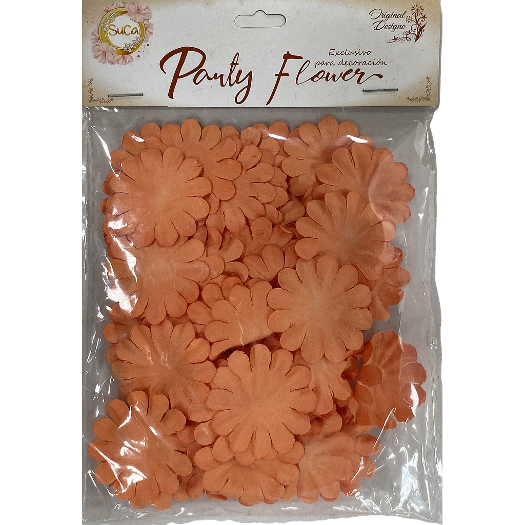 FLORES FIESTA NARANJA 60PZS 62017-11