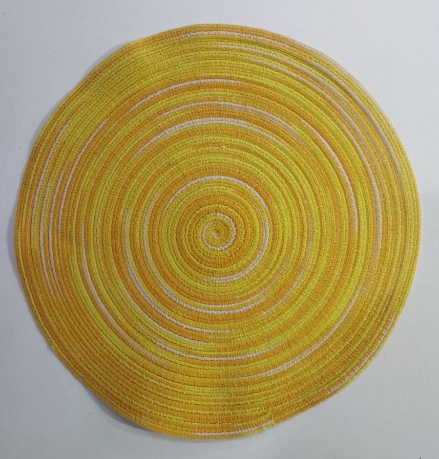 INDIVIDUAL REDONDO AMARILLO NARANJA IC831-21 (39cm)