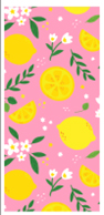 TOALLA MICROFIBRA DISEÑO LIMONES 7862117484479 (70 x 150cm)
