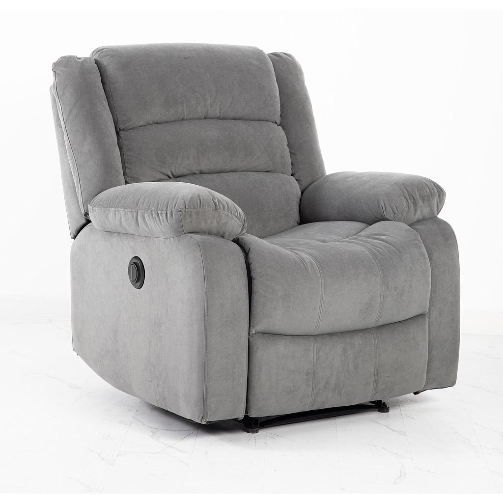 SILLON RECLINER WATERLOO ELECTRICO GRIS 106.1034